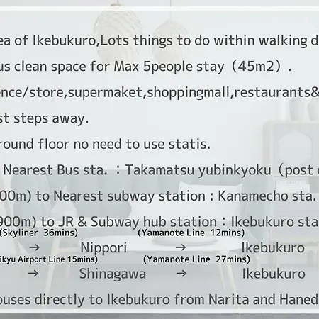 M Ikebukuro Apartment 101 Tokyo Exterior photo